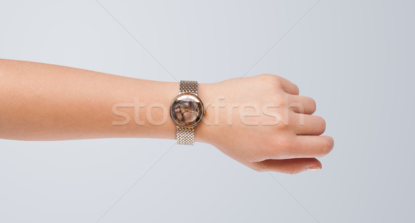 Mão ver preciso tempo moderno Foto stock © ra2studio