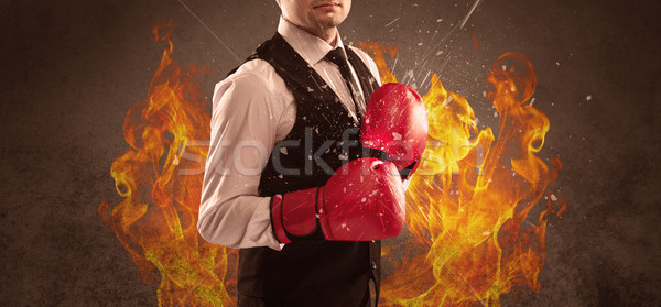 Breaking with boxing Stock photo © ra2studio