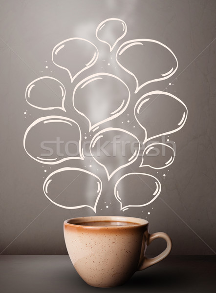 Cana de cafea alimente abstract Imagine de stoc © ra2studio