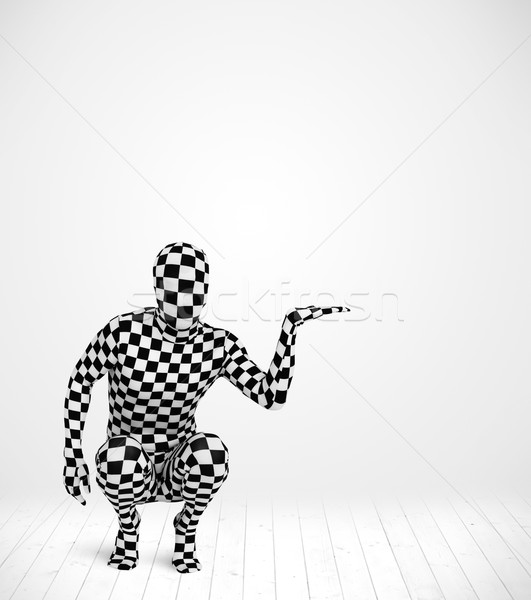 Anonim adam ürün takım elbise Stok fotoğraf © ra2studio