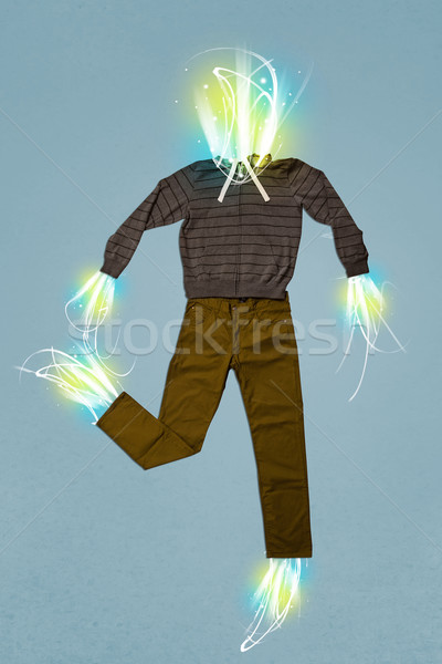 Stockfoto: Energie · balk · toevallig · kleding · licht · business