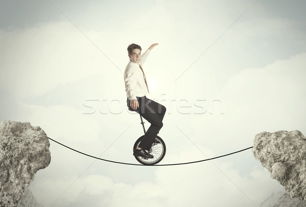деловой человек верховая езда цикл бизнеса Сток-фото © ra2studio