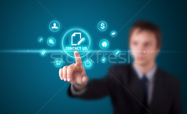 Affaires modernes affaires type boutons [[stock_photo]] © ra2studio