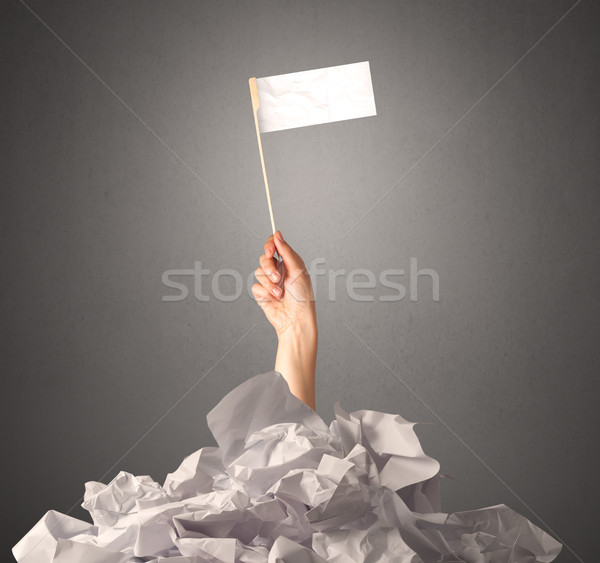 женщины стороны белый знак бумаги Сток-фото © ra2studio