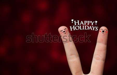 Finger hug Stock photo © ra2studio