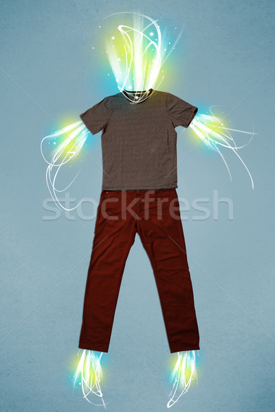 Energie balk toevallig kleding licht business Stockfoto © ra2studio