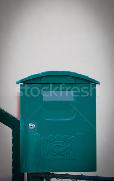 Cloes up of a mailbox on the street Stock photo © ra2studio