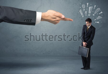 Business imprenditore stretta di mano nascondere arma simboli Foto d'archivio © ra2studio