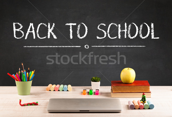 Big back to school writing concept Stock photo © ra2studio