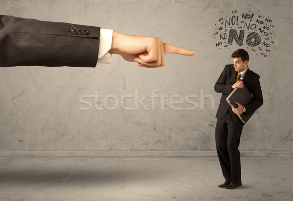 Stockfoto: Baas · hand · beginner · verkoper · jonge · werknemer