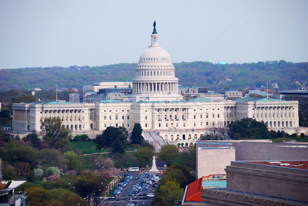 capitol hill building aerial view, Washington DC Stock photo © rabbit75_sto
