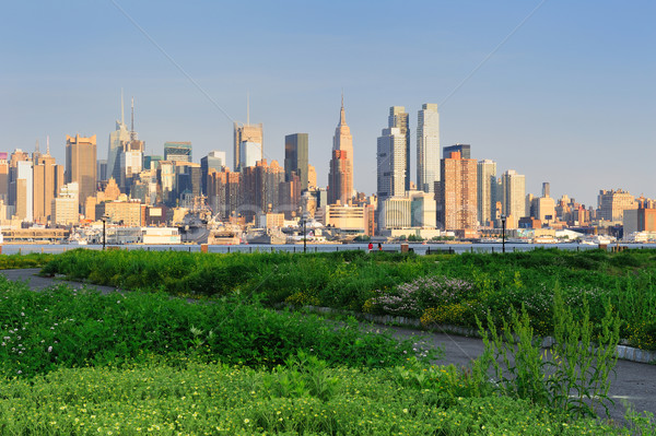 New York City Manhattan midtown skyline Stock photo © rabbit75_sto