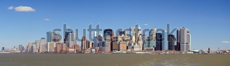 Urbaine ville panorama New York City Manhattan centre-ville [[stock_photo]] © rabbit75_sto