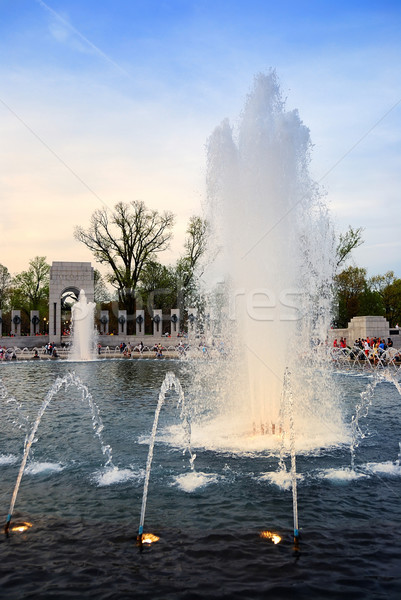 Fountain in World War II memorial, Washington DC Stock photo © rabbit75_sto