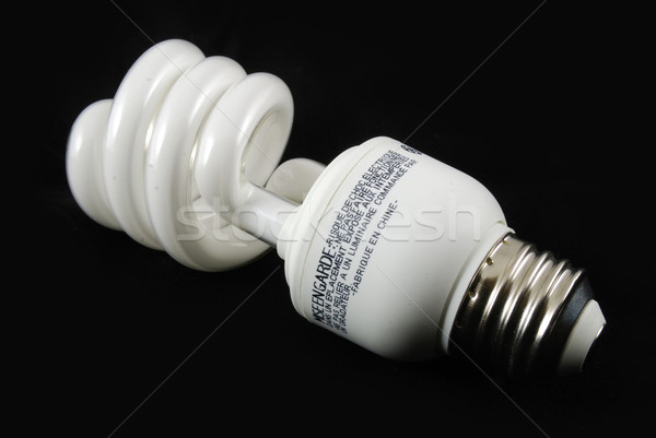 fluorescent bulb with black background Stock photo © rabbit75_sto