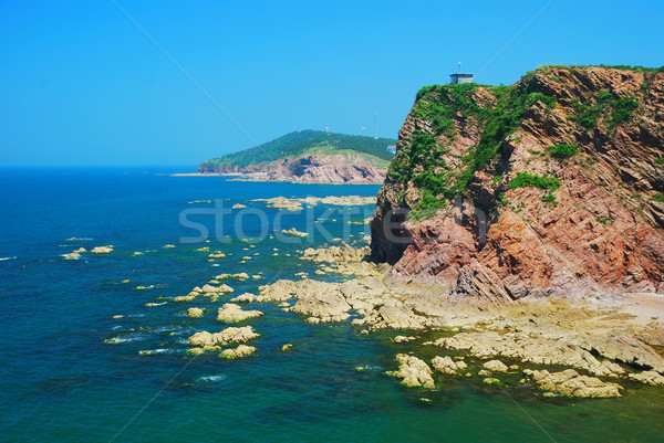 Cliff at sea shore Stock photo © rabbit75_sto