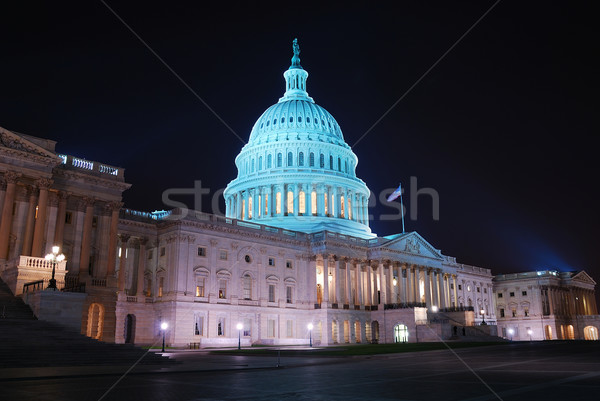 Colina Washington DC edifício noite luz Foto stock © rabbit75_sto