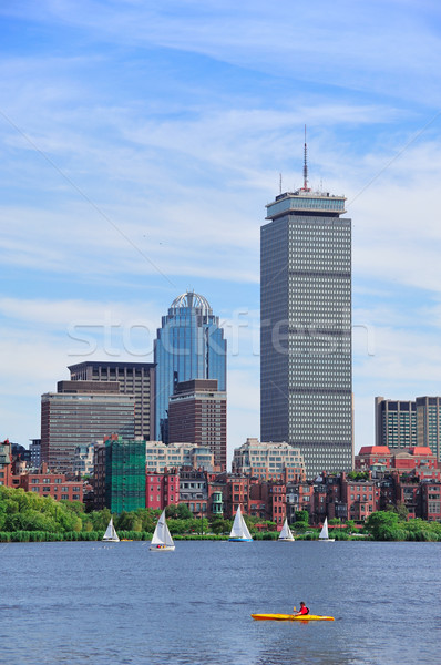 Boston Wolkenkratzer Turm städtischen Wolkenkratzer Stock foto © rabbit75_sto