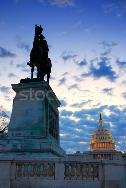 általános segély szobor Washington DC reggel ház Stock fotó © rabbit75_sto