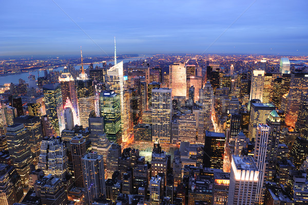 New York City Manhattan Times Square nuit [[stock_photo]] © rabbit75_sto