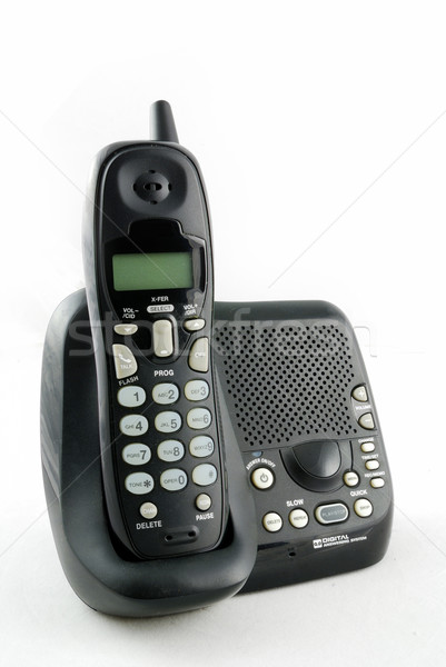 Telefono set primo piano bianco business Foto d'archivio © rabbit75_sto