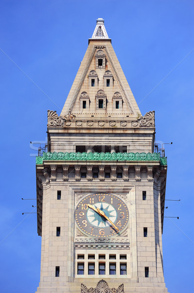 Boston vám ház közelkép óra torony Stock fotó © rabbit75_sto