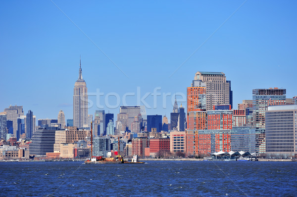 New York City Manhattan downtown skyline  Stock photo © rabbit75_sto