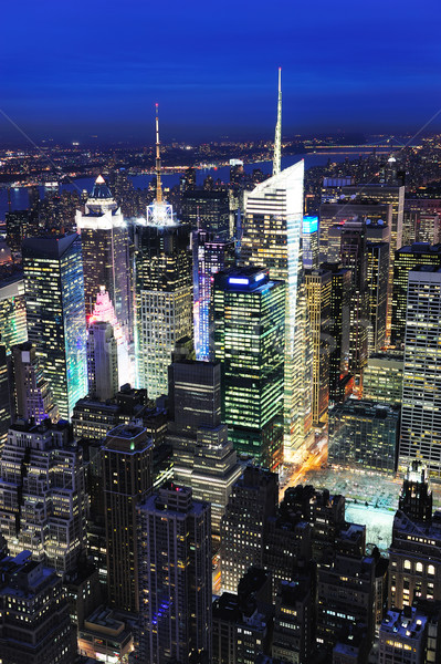 Nueva York Manhattan Times Square noche Foto stock © rabbit75_sto