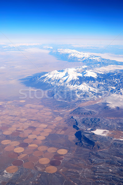 Mountain with snow aerial view. Stock photo © rabbit75_sto