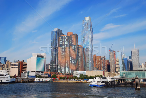 New York City Manhattan skyline Stock photo © rabbit75_sto