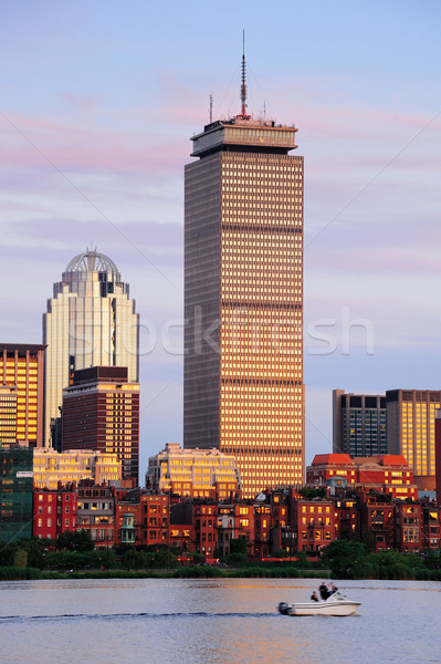 Бостон башни городского Небоскребы небе Сток-фото © rabbit75_sto