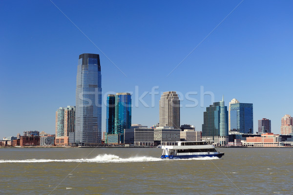 Nueva Jersey horizonte Nueva York Manhattan centro de la ciudad panorama Foto stock © rabbit75_sto