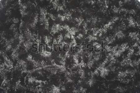 Fekete szövet textúra divat absztrakt ágy Stock fotó © rabel
