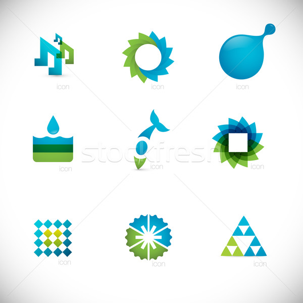 Stock photo: abstract design elements collection