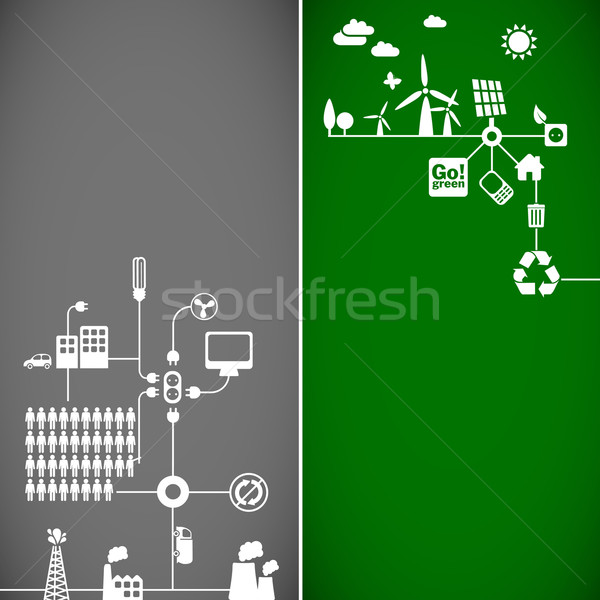 ecology banners Stock photo © radoma