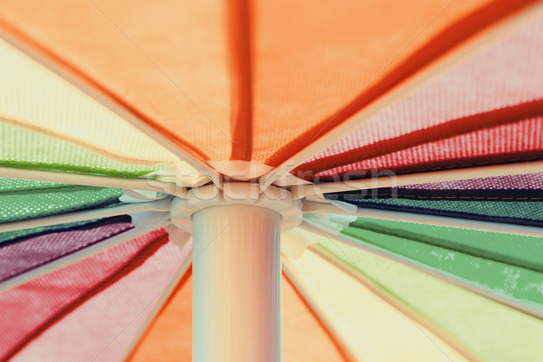Rainbow Umbrella Abstract Stock photo © radub85