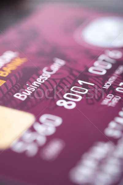 Iş kredi kartı ayrıntılar para banka alışveriş Stok fotoğraf © rafalstachura