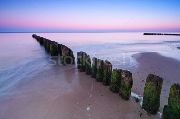 Breakwater Sunset Stock photo © rafalstachura
