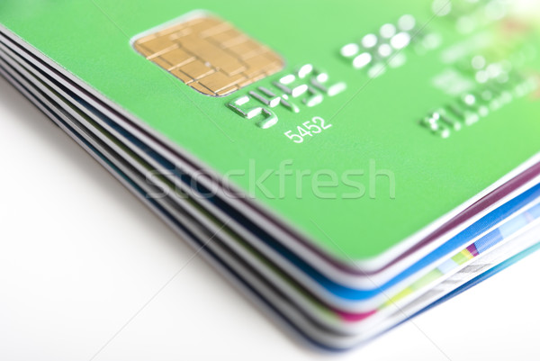 Credit Cards Stack Stock photo © rafalstachura