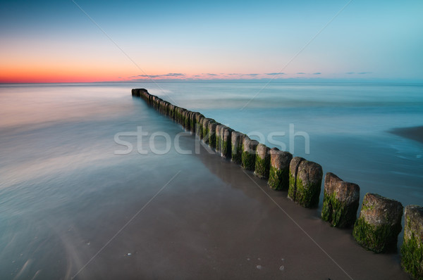 Breakwater Sunset Stock photo © rafalstachura