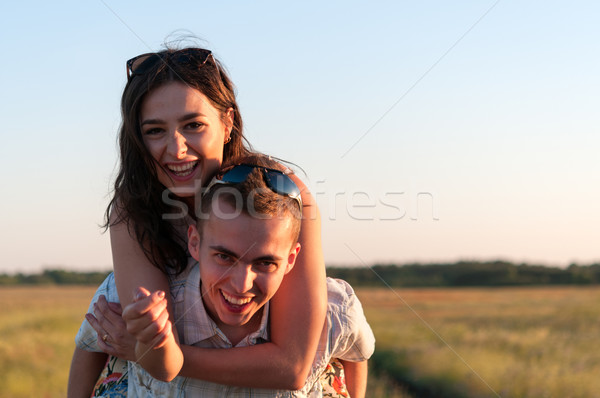 Teenage Friends Having Fun Stock photo © rafalstachura