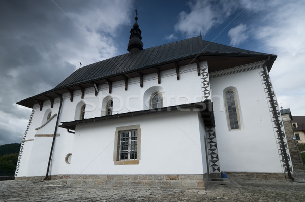教会 農村 ポーランド 小 カトリック教徒 建物 ストックフォト © rafalstachura