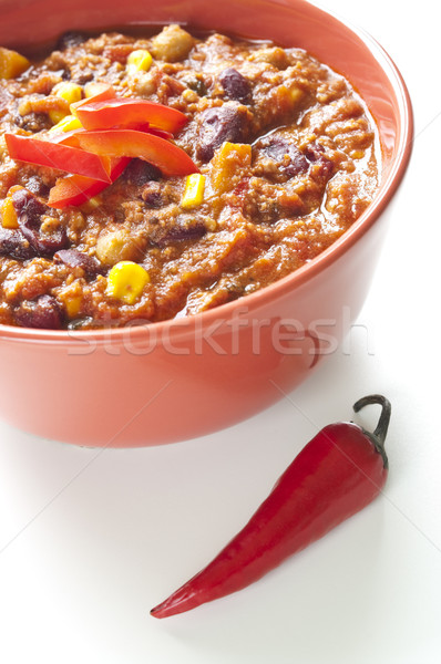 Stock photo: Chili con carne