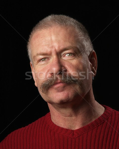 Hombre bigote Foto stock © ralanscott