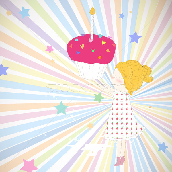 Vector Birthday Background Stock photo © RamonaKaulitzki