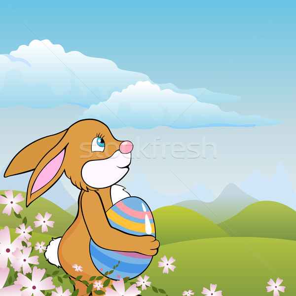 Vector Easter Background Stock photo © RamonaKaulitzki