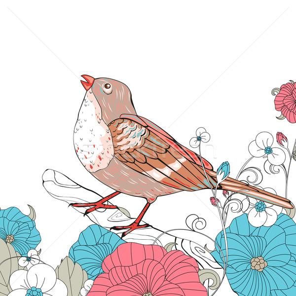 Stock photo: Floral Vector Background