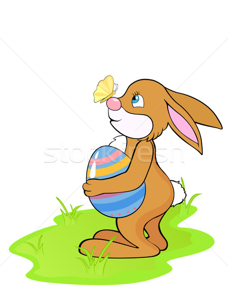 Vector Easter Rabbit  Stock photo © RamonaKaulitzki