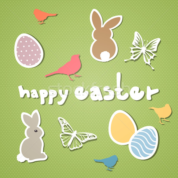 Vector Easter Background Stock photo © RamonaKaulitzki