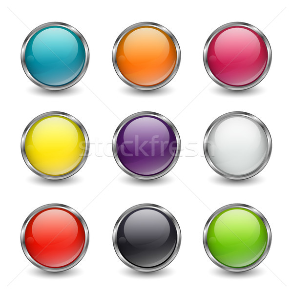 Vector Buttons Stock photo © RamonaKaulitzki